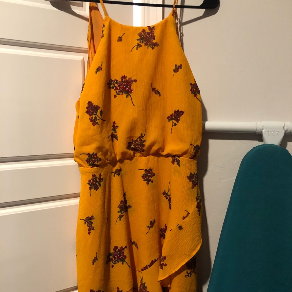 Yellow Mini Dress